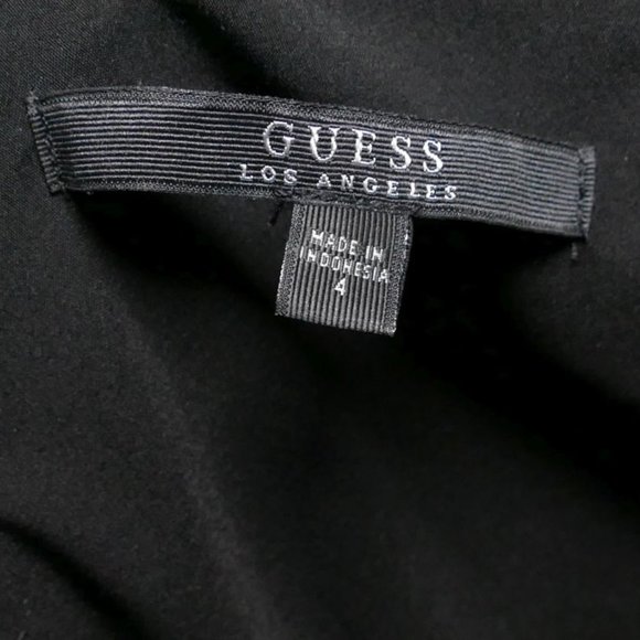 GUESS Skater Spotted Dress with Mesh Insert size 4 - Picture 8 of 8